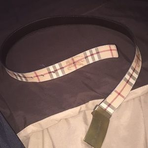 Burberry Haymaker Check Belt